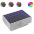 Mesa de centro y LED madera ingeniería gris hormigón