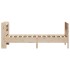 Estructura de cama sin colchón madera maciza pino 75x190