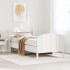 Estructura cama sin colchón madera maciza pino blanca