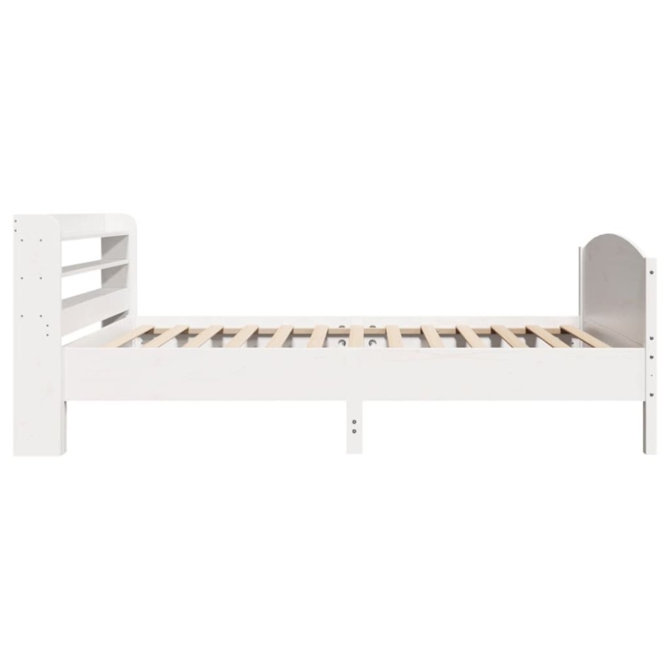 Estructura cama sin colchón madera maciza pino blanca