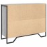 Aparador madera de ingeniería gris Sonoma 97x32,5x74,5