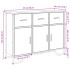 Aparador madera de ingeniería gris Sonoma 97x32,5x74,5