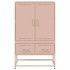Aparador de acero rosa 68x39x111,5