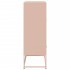 Aparador de acero rosa 68x39x111,5