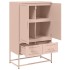 Aparador de acero rosa 68x39x111,5