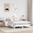 Estructura de cama sin colchón madera maciza de pino 160x200