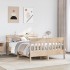 Estructura de cama sin colchón madera de pino maciza 120x200