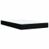 Cama box spring con colchón tela negro 120x190