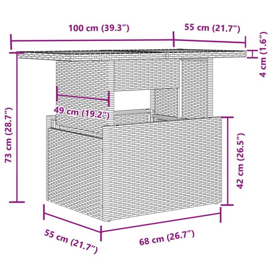 Set sofás jardín y cojines 2 pzas ratán sintético acacia