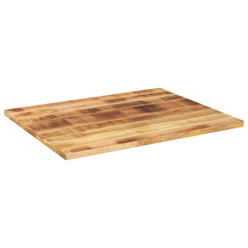 Tablero de mesa rectangular madera maciza mango 100x80x2,5