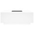 Mesa de centro con LED Infinity blanca 100x100x40