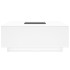Mesa de centro con LED Infinity blanca 100x100x40
