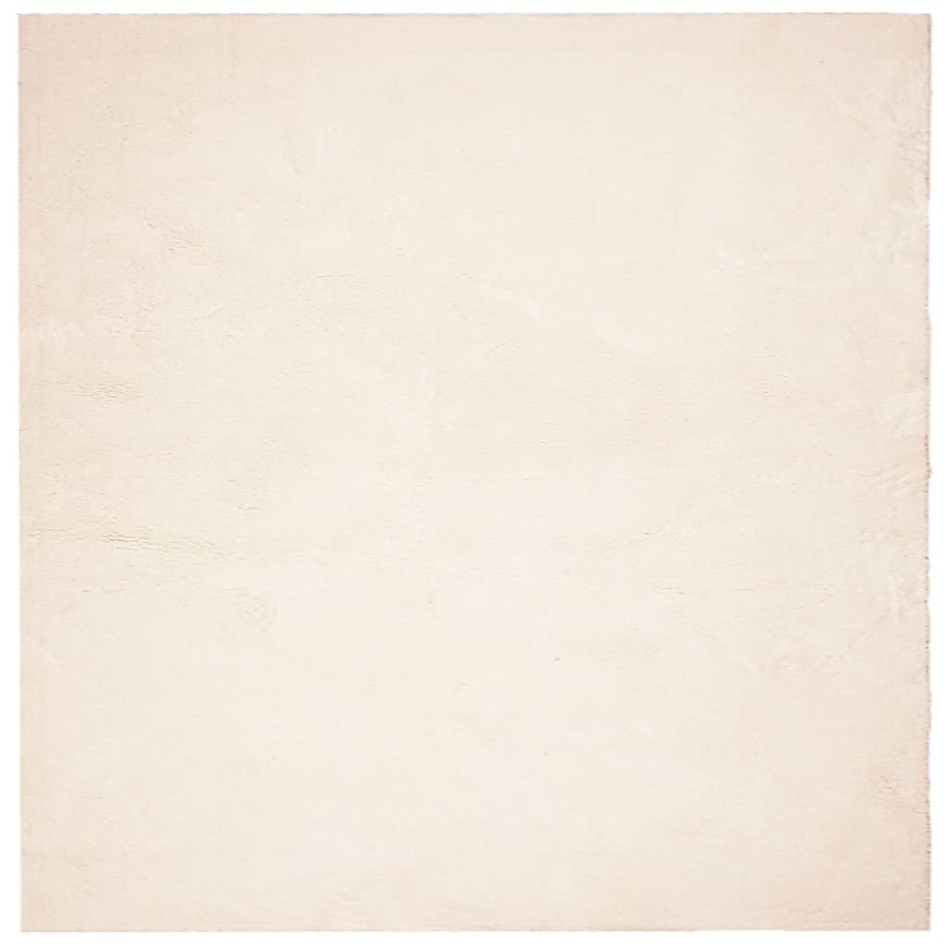 Alfombra de pelo corto suave lavable HUARTE beige 200x200