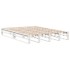 Estructura de cama sin colchón madera de pino blanca 140x190