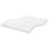 Colchón de espuma de 7 zonas dureza 20 ILD blanco 180x210