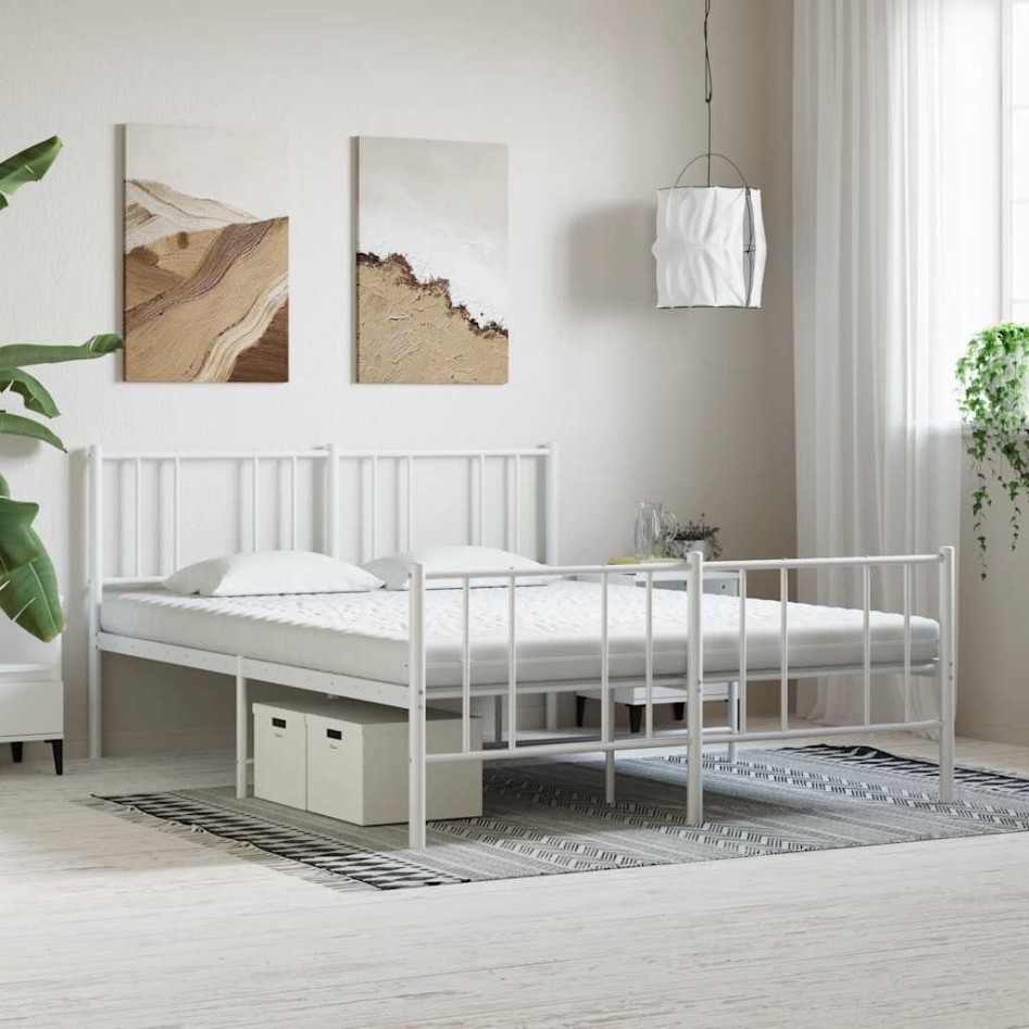 Colchón de espuma de 7 zonas dureza 20 ILD blanco 180x210