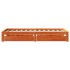 Estructura cama con cajones madera maciza pino marrón 90x190