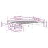 Estructura de cama cajones madera pino marrón cera 180x200
