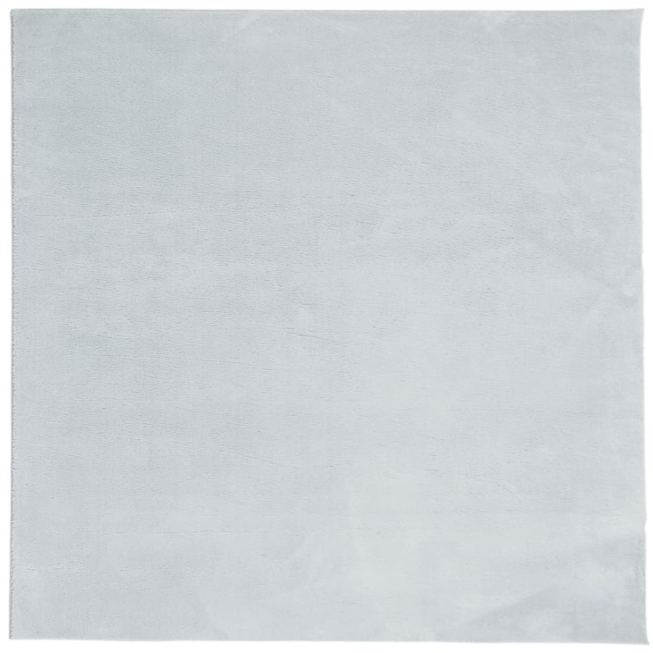 Alfombra de pelo corto suave lavable HUARTE azul 240x240