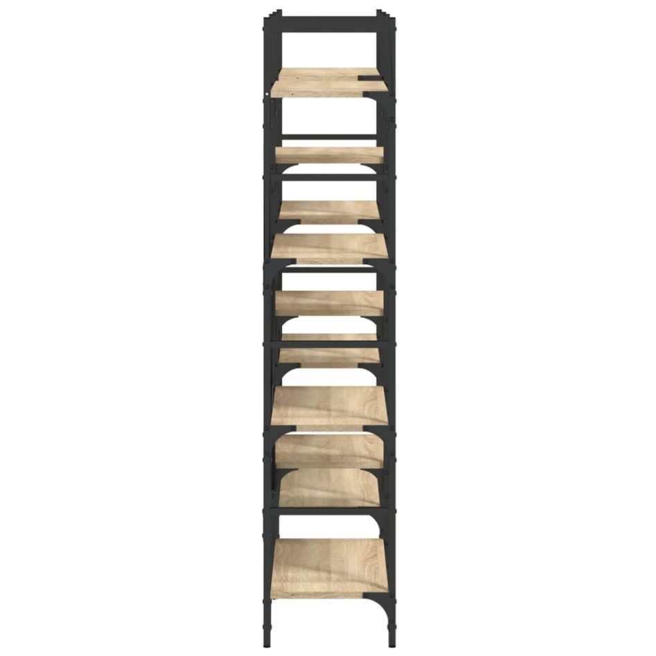 Estantería madera de ingeniería roble Sonoma 160x28,5x136,5