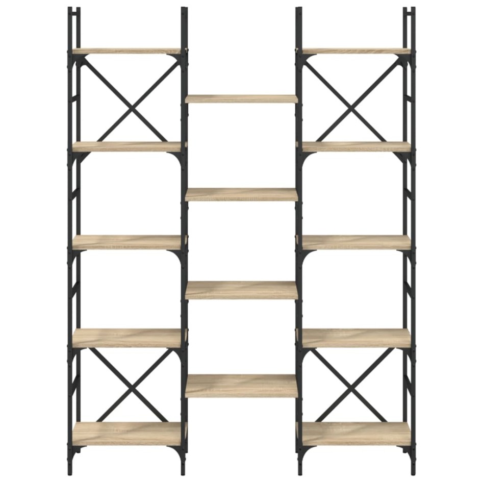 Estantería madera de ingeniería roble Sonoma