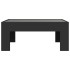 Mesa de centro con Infinity LED negro 70x50x30