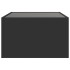 Mesa de centro con Infinity LED negro 70x50x30