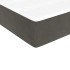 Colchón muelles ensacados terciopelo gris oscuro 120x210x20