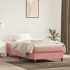 Colchón de muelles ensacados terciopelo rosa 100x210x20