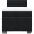 Cama box spring individual con colchón tela