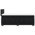 Cama box spring individual con colchón tela