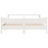 Estructura de cama con cabecero madera de pino blanco