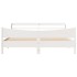 Estructura cama cabecero madera maciza pino blanco 180x200