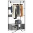 Armario de madera de ingeniería gris Sonoma 90x50x180