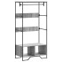 Armario de madera de ingeniería gris Sonoma 90x50x180