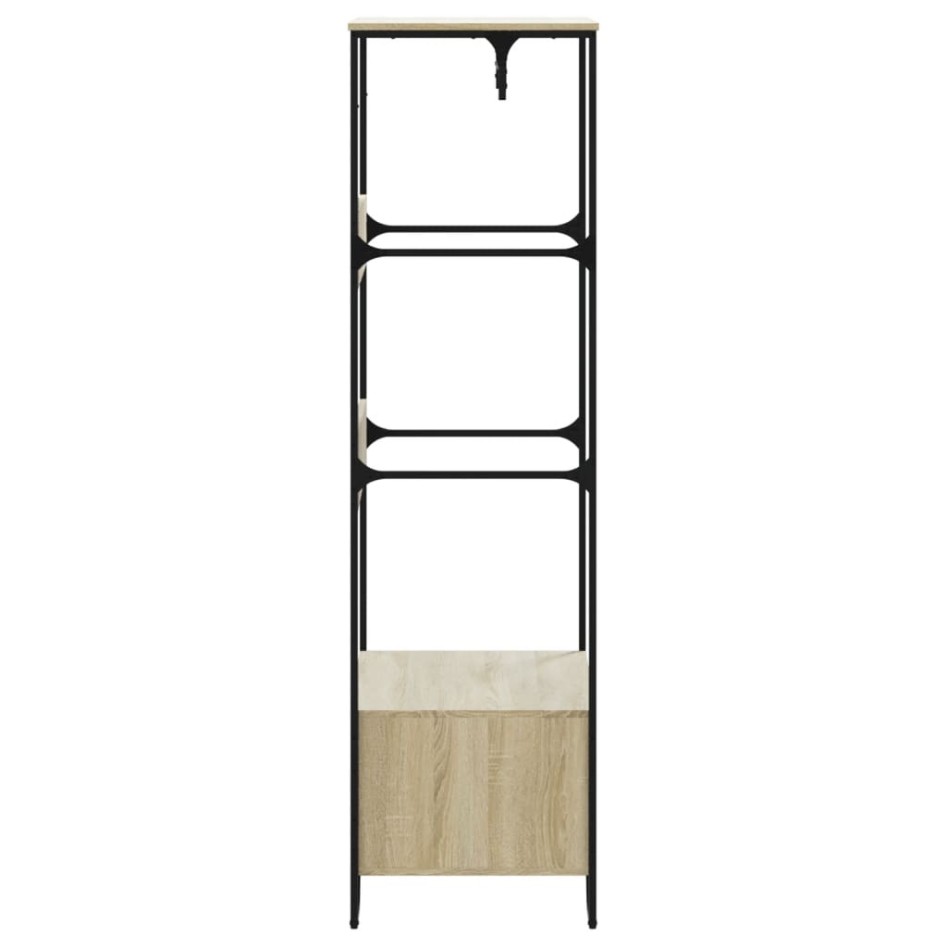 Armario de madera de ingeniería roble Sonoma 90x50x180