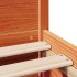 Estructura de cama sin colchón madera de pino marrón 90x200
