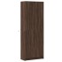 Aparador con LED madera ingeniería marrón roble 74x32,5x200