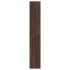 Aparador con LED madera ingeniería marrón roble 74x32,5x200