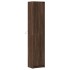 Aparador con LED madera ingeniería marrón roble