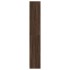Aparador con LED madera ingeniería marrón roble
