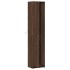 Aparador con LED madera ingeniería marrón roble