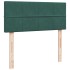 Cama box spring con colchón terciopelo verde oscuro 120x190