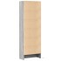 Aparador con LED madera ingeniería gris Sonoma 69x32,5x200