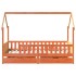 Estructura de cama para niños con cajones madera pino 80x200
