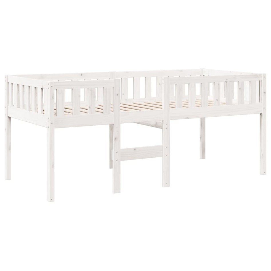 Cama para niños sin colchón madera maciza pino blanco 90x200