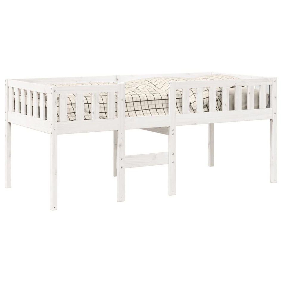 Cama para niños sin colchón madera maciza pino blanco 90x200