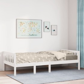 Cama para niños sin colchón madera maciza pino blanco 90x200