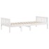 Cama para niños sin colchón madera maciza pino blanco 90x200