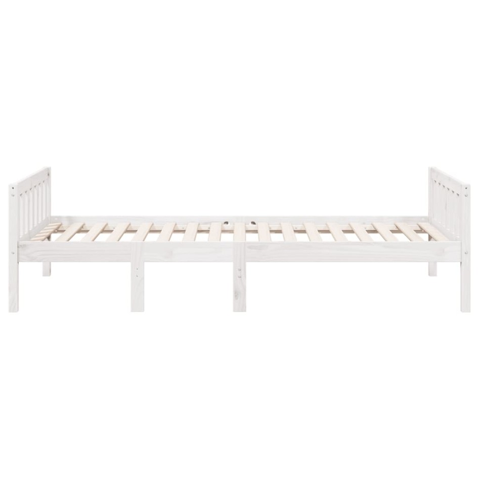 Cama para niños sin colchón madera maciza pino blanco 90x200